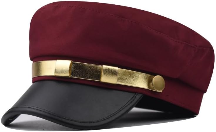 ASTOC Classic Chauffeur Hat for Men Women Unisex Captain Sailor Hat Newsboy Cap Costume Hats - Image 1